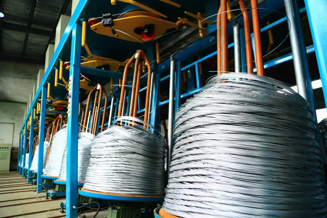 6X7 7X7 1.5mm 2.0mm 3.0mm 4.0mm 6.0mm 8.0mm - 16mm Aircraft Cable Galvanized Steel Wire Rope of DIN3055 En12385 Factory